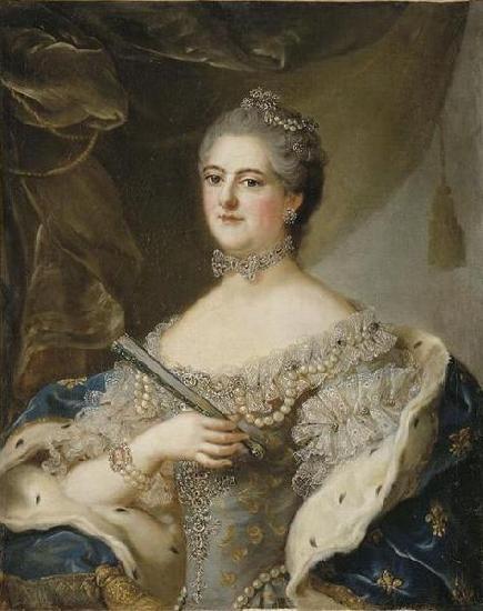 Jjean-Marc nattier elisabeth-Alexandrine de Bourbon-Conde, Mademoiselle de Sens Sweden oil painting art